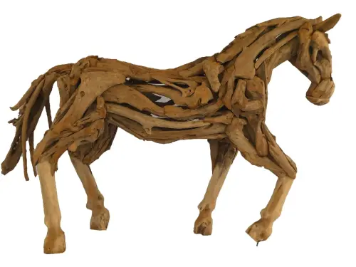 Product image of the product “Walking Horse, made from Teak Root pcs. 2,5mtr long - 1,80 mtr high ”